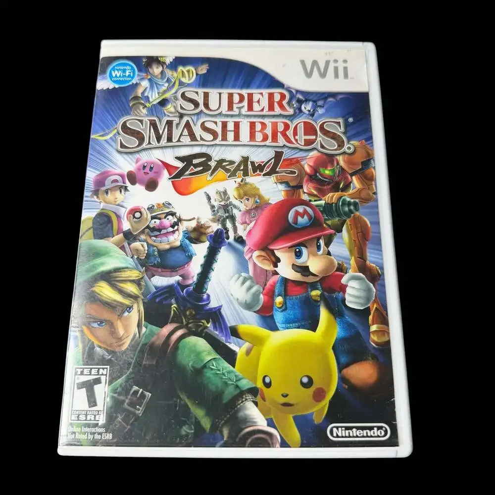 Super Smash Bros. Brawl Nintendo Wii Video Game Complete in Box